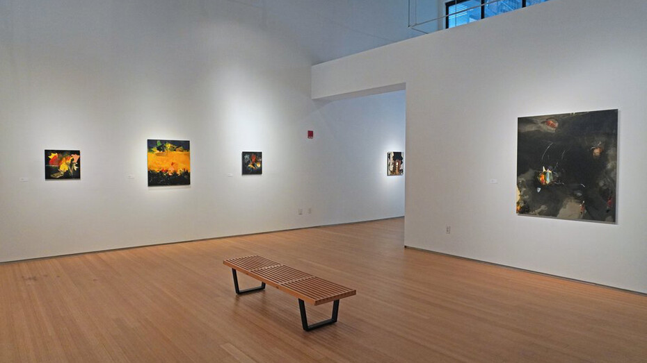 Lynn McCarty, Color stir, exhibition view. Courtesy of Nancy Hoffman Gallery