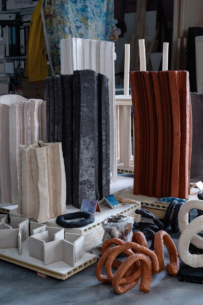 David Zink Yi, studio view, 2019
Photo: Wolfgang Stahr
