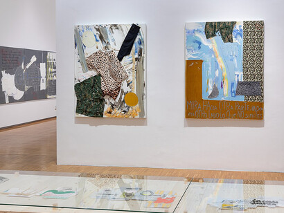 Johanes Zechner and Pedro Serrano, Camuflajes, exhibition view. Courtesy of Neue Galerie Graz