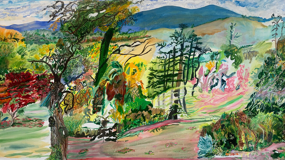 Olive Ayhens, Virginia (detail), 2024-2026. Courtesy of Bookstein Projects