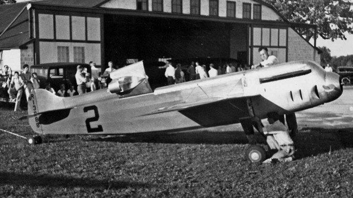 1934 Wittman D-12 'Bonzo' - N13688 (N4486E). Courtesy of EAA