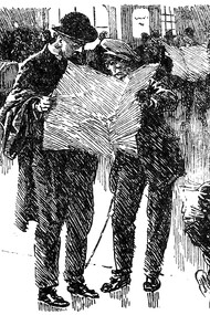 Cuando el señor Punch se hizo realidad. Frank Reynolds (1876-1953), "Historia de la Gran Guerra del Sr. Punch". 2 de enero de 1919. Archive.Org.