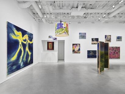 Sophie von Hellermann, Moonage, exhibition view. Courtesy of Pilar Corrias Gallery