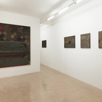 Miguel Afa, Um céu para caber, vista da exposição. Cortesia de A Gentil Carioca