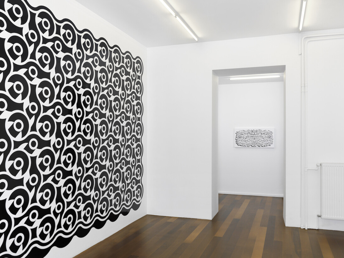 Pablo Siquier, Exhibition view. Courtesy of Galerie Xippas