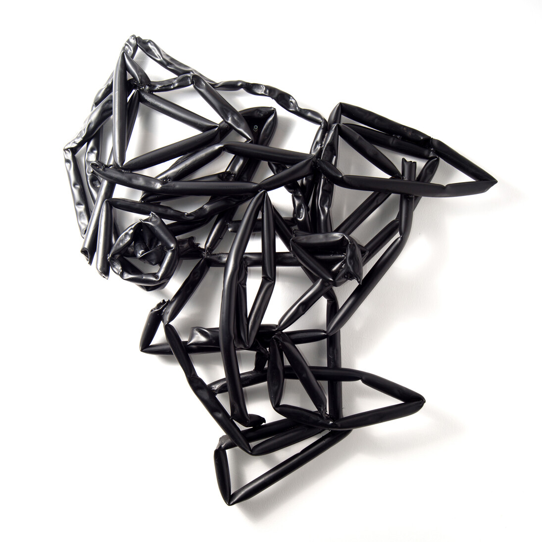Wasil, Saddek, Faced Within, 2014, From the Contortion Series, Scrap metal, 110 x 102 cm