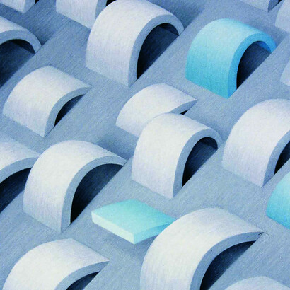 Tsunami #2, pastel on paper - 60 x 50cm - Mark Weighton 1998