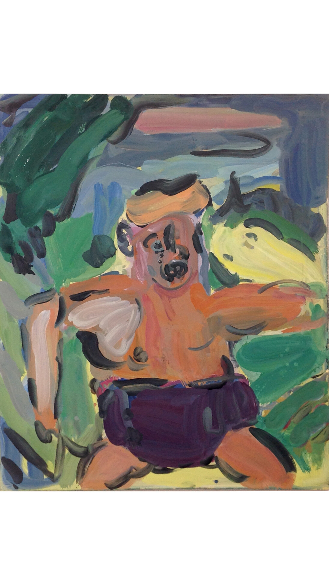 Kate Groobey, Shiver Me Timbers, 2014, Oil on canvas, 150 x 120 cm