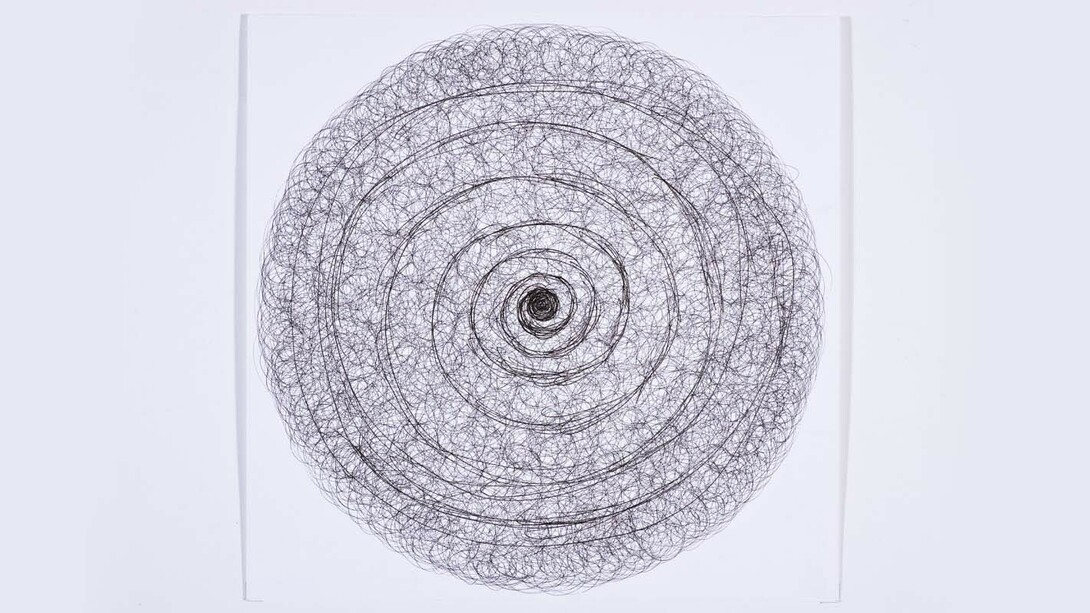 Jörg Schlick & Günter Brus. Courtesy of Belvedere 21