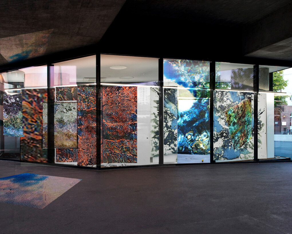 Maya Rochat, A River is a Rock (artist sketch / mock-up), 2017 