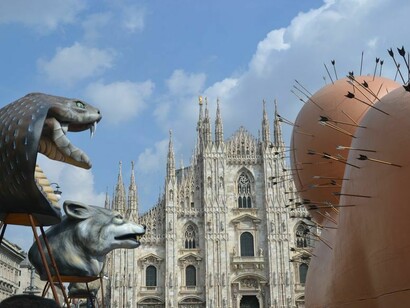 L’installazione di Gaetano Pesce, foto Giovanna Ferraresi