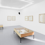 Bernard Villers, Collage, décollage, recollage, vue d'exposition. Avec l'aimable autorisation de la galerie Irène Laub