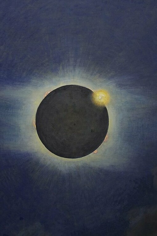 "Eclipse solar", Howard Russell Butler, 1923