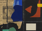 Le Corbusier, Composition avec photo de la bombe "H", 1952 . Avec l'aimable autorisation du Musée d'Art Moderne de Paris