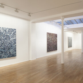 Philippe Cognée, Exhibition view. Courtesy of Galerie Templon