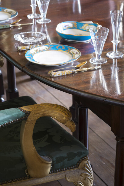 Houghton Hall, Marble Parlour, detail 01. Photo by James Merrell