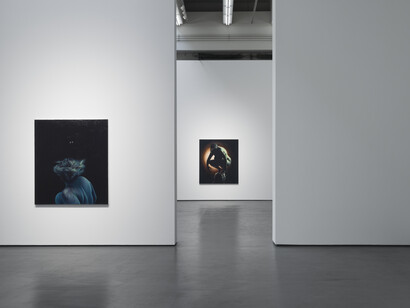 Lydia Pettit, Eye movement desensitization and reprocessing (E.M.D.R.), exhibition view. Courtesy of Galerie Judin