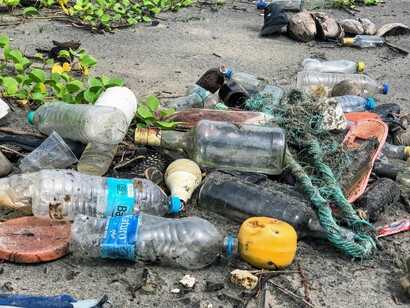 Waste invades planet earth