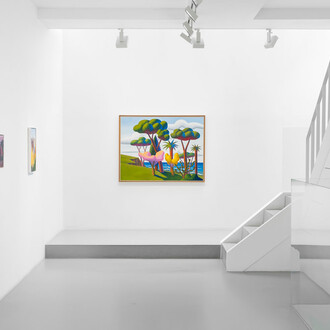 Salvo, Salvo, in viaggio, exhibition view. Courtesy of Gladstone Gallery