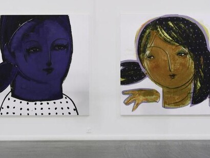 Mohannad Orabi, Exhibition view. Courtesy of Ayyam Gallery