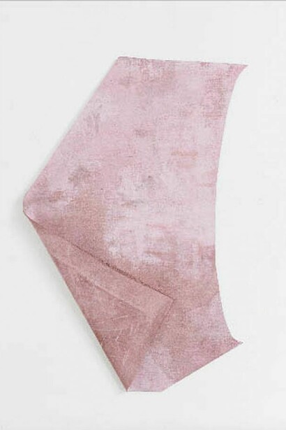 Bueno-Boutellier, Sophie, L'Emancipation, 2013, Acrylic, bronze pigment and red patina on canvas, 205 x 130 x 15 cm, Courtesy of The Approach, London