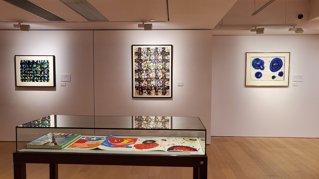 Celebrating a Friendship. Walasse Ting & Sam Francis, installation view. Courtesy of Alisan Fine Arts