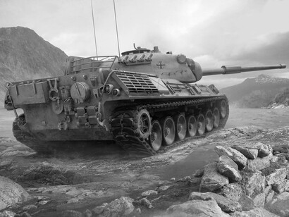Tanque alemán de la Segunda Guerra Mundial