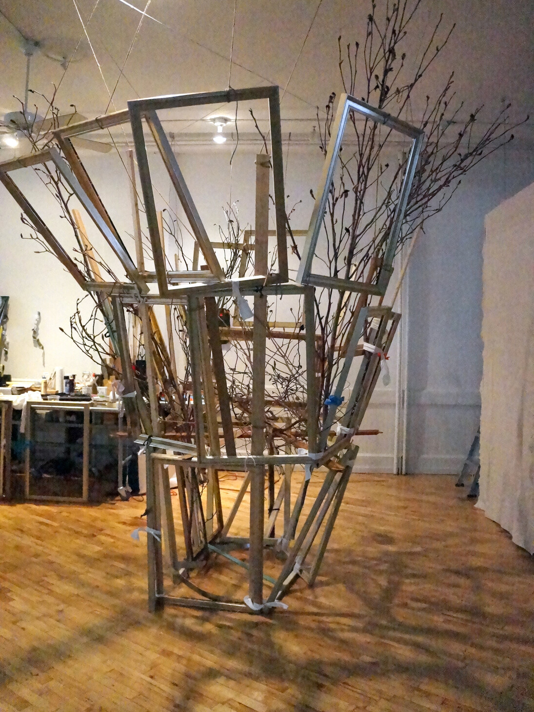 Shaqayeq Arabi, Study of an upturned ziggurat. Courtesy of the artist.