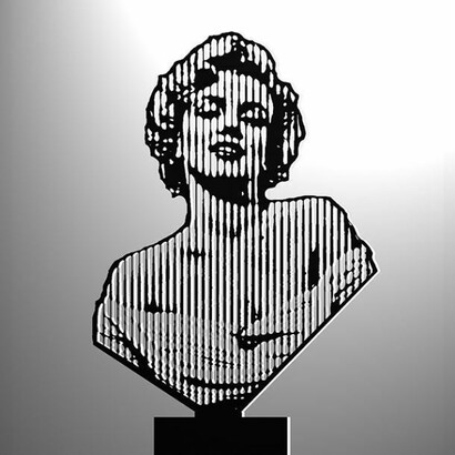 Marcos Marin, Marilyn shoulders, 2013, Plexiglass sculpture, Edition of 8, 58 x 40 x 14 cm, © Marcos Marin. Courtesy the artist and Gallery Elena Shchukina