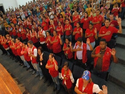 Venezuela. Juramento de los Jefes de Círculos de Lucha Popular de Caracas, Miranda y Vargas