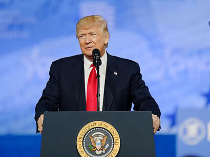 President Donald J. Trump spoke at CPAC 2017 on February 24, 2017, addressing key issues and rallying supporters