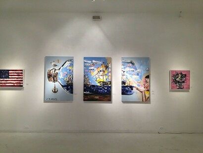 Hueman & Joseph Lee, Exhibition view. Courtesy of KP Projects