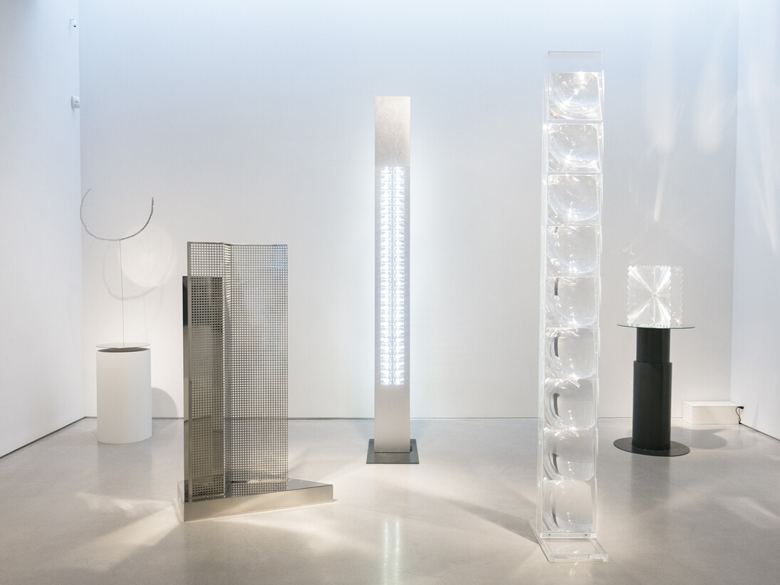 Installation view, “Heinz Mack: From ZERO to Today, 1955–2014”, Sperone Westwater, New York, 10 October – 13 December 2014. Courtesy Sperone Westwater, New York