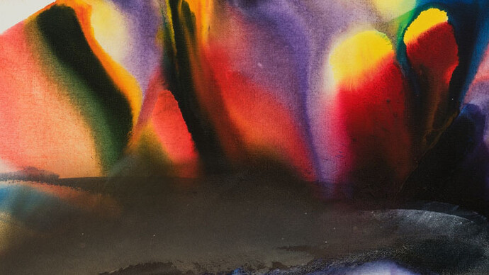 Between Tachisme and Abstract Expressionism. Courtesy of Hollis Taggart Galleries