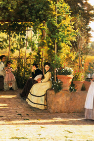 Silvestro Lega - Il pergolato