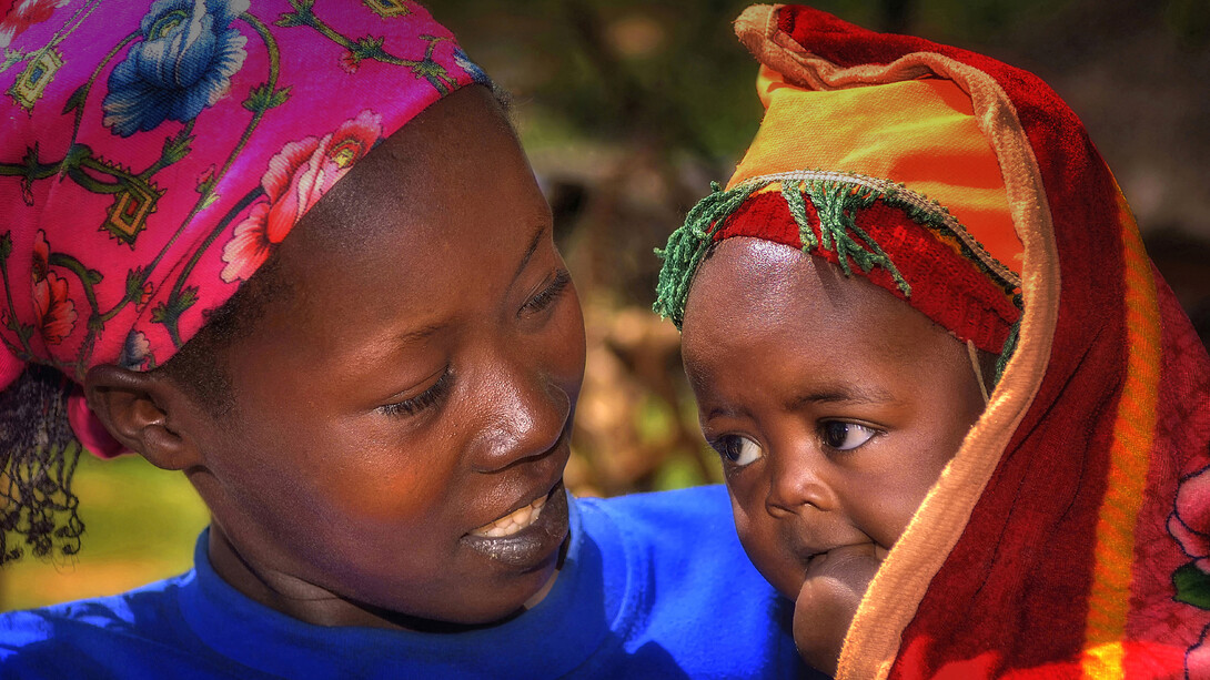 Etiopia – Donna Borana con bambino