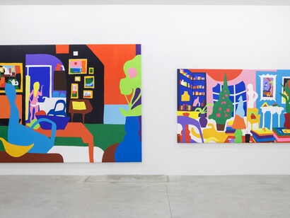 Todd James, Interior, Installation View. Courtesy of V1 Gallery and the photographer Jan Søndergaard 