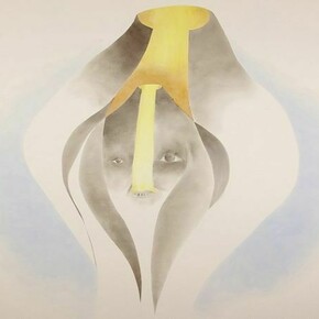 Enrico David, "Mother Tunnel", 2013, Acrylic on canvas, 109 1/2 x 112 1/2 inches