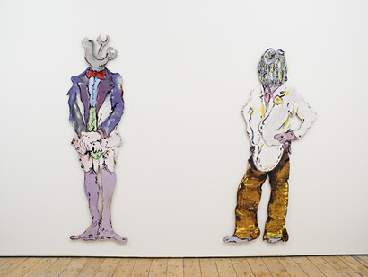 Installation View, ‘The Plumbers (Hygienic Gaze)’ at Vitrine Bermondsey Street , courtesy of Vitrine
