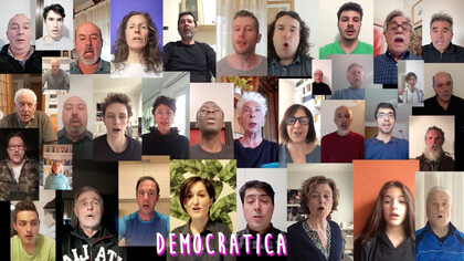 Valentina Miorandi, Still da video corale Inno Costituzionale d'Italia, 2011 