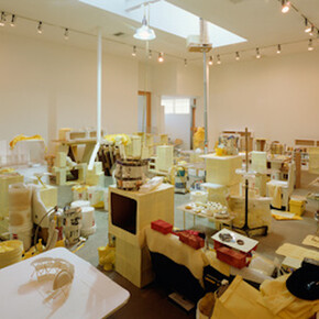 Installation view, 'Jason Rhoades. Tijuanatanjierchandelier,' CAC Centro de Arte Contemporaneo, Malaga,, Spain, 2006 © The Estate of Jason Rhoades . Courtesy the estate, Hauser & Wirth, and David Zwirner