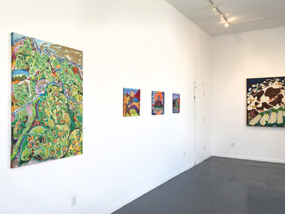 Maija Peeples-Bright, Exhibition view. Courtesy of Transmission Gallery