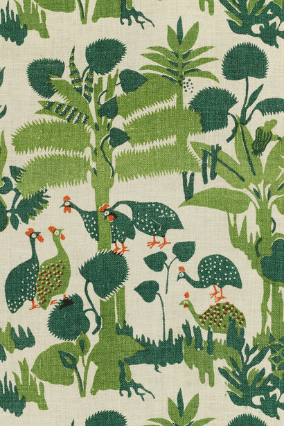 Marie Gudme Leth, Guinea fowl (fabric). Courtesy of Designmuseum Denmark