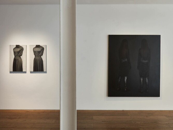 Lanfranco Quadrio & Ruozhe Xue, Exhibition view. Courtesy of Rosenfeld porcini