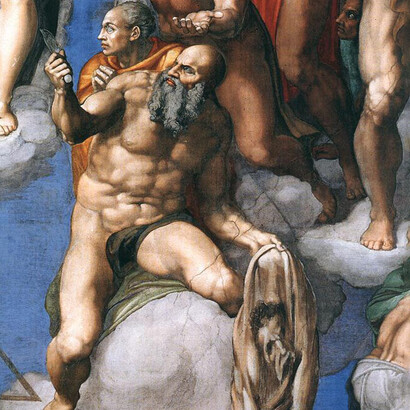 Michelangelo Buonarroti, Giudizio Universale, dettaglio