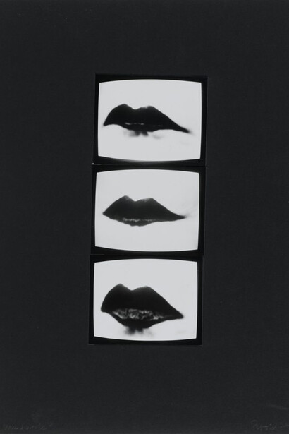 Friederike Pezold, Mundwerk, de la serie Schamwerk, 1974. Cortesía del Centre Pompidou Málaga