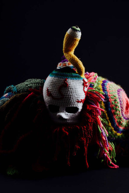 Portrait of a Maraña monster, detail