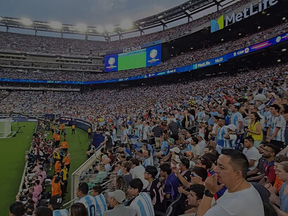 View of MetLife Stadium during the Argentina vs Canada match in the semifinals of the Copa América 2024, USA