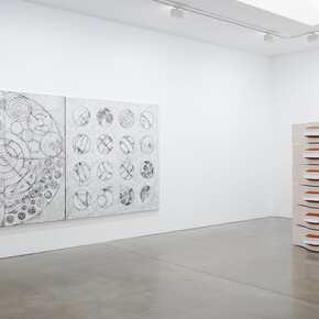 Verschiedene künstler, Rotation, ausstellungsansicht. Mit freundlicher genehmigung der Galerie Thomas Schulte