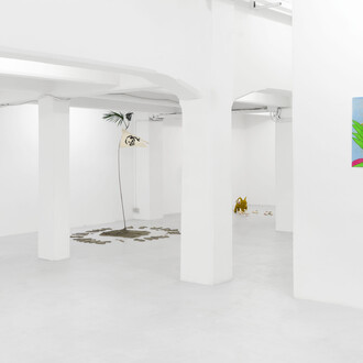 Anthony Coleman and Guadalupe Salgado, Near to singularity, unclear which side…exhibition view. Courtesy of The Flat - Massimo Carasi